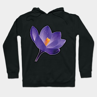 Purple Flower Hoodie